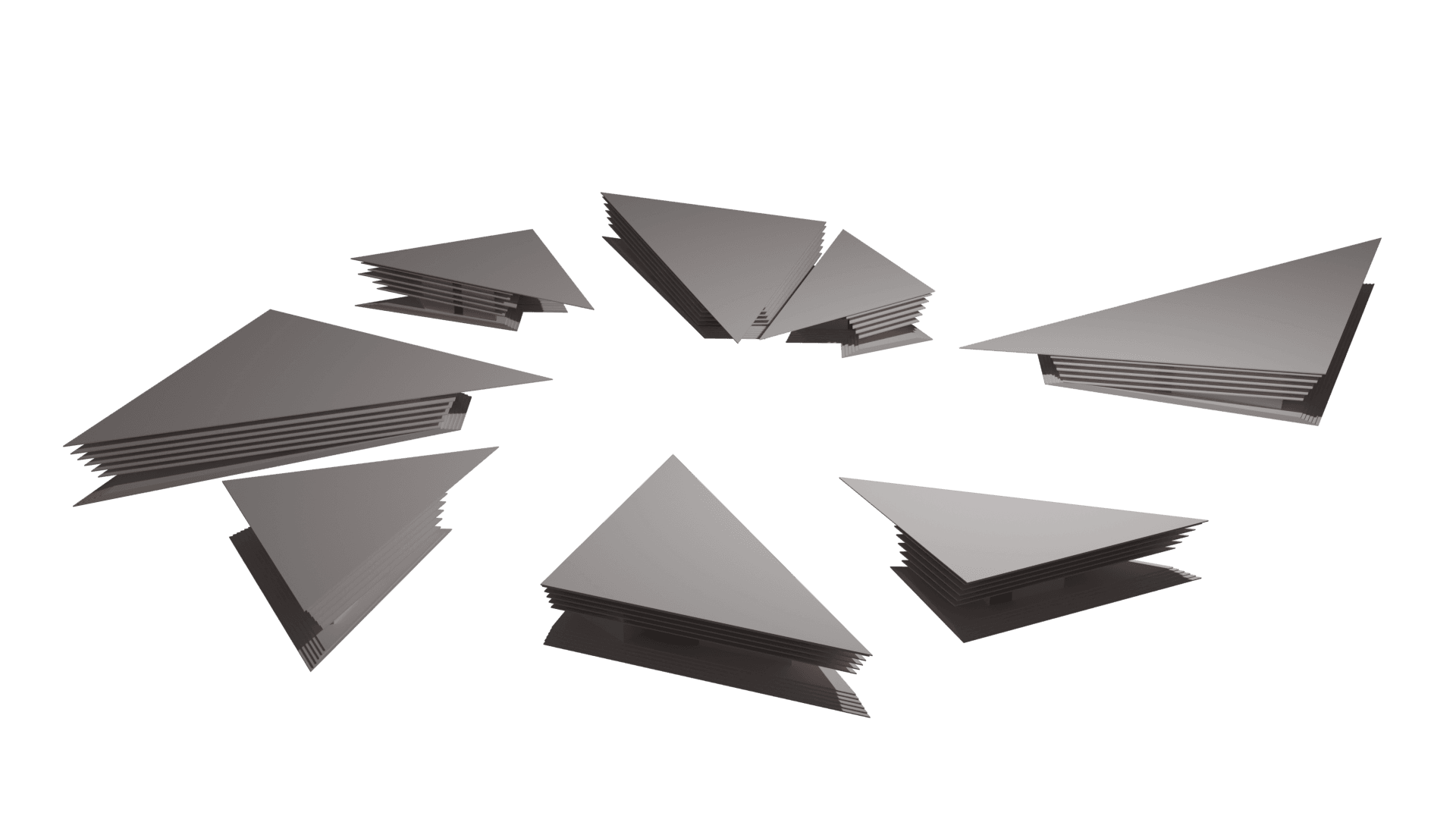 Modular Project - Triangular geometric pieces